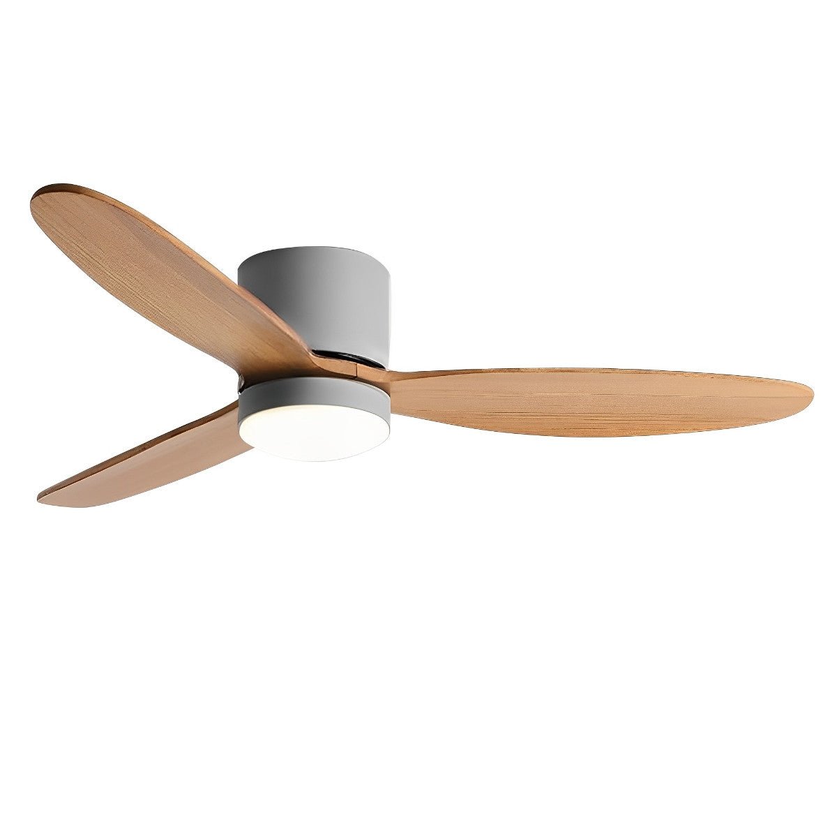 LED Inverter Silent White Low Floor DC Motor Simple Ceiling Fan Light - Flyachilles