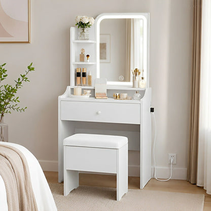 LED Makeup Vanity Table – 3-Color Temperature Light - Flyachilles