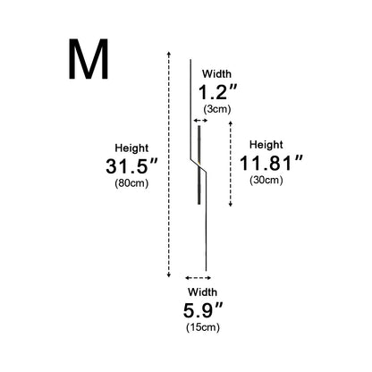 Lines Creative LED Modern Minimalist Wall Sconces Lighting - Flyachilles