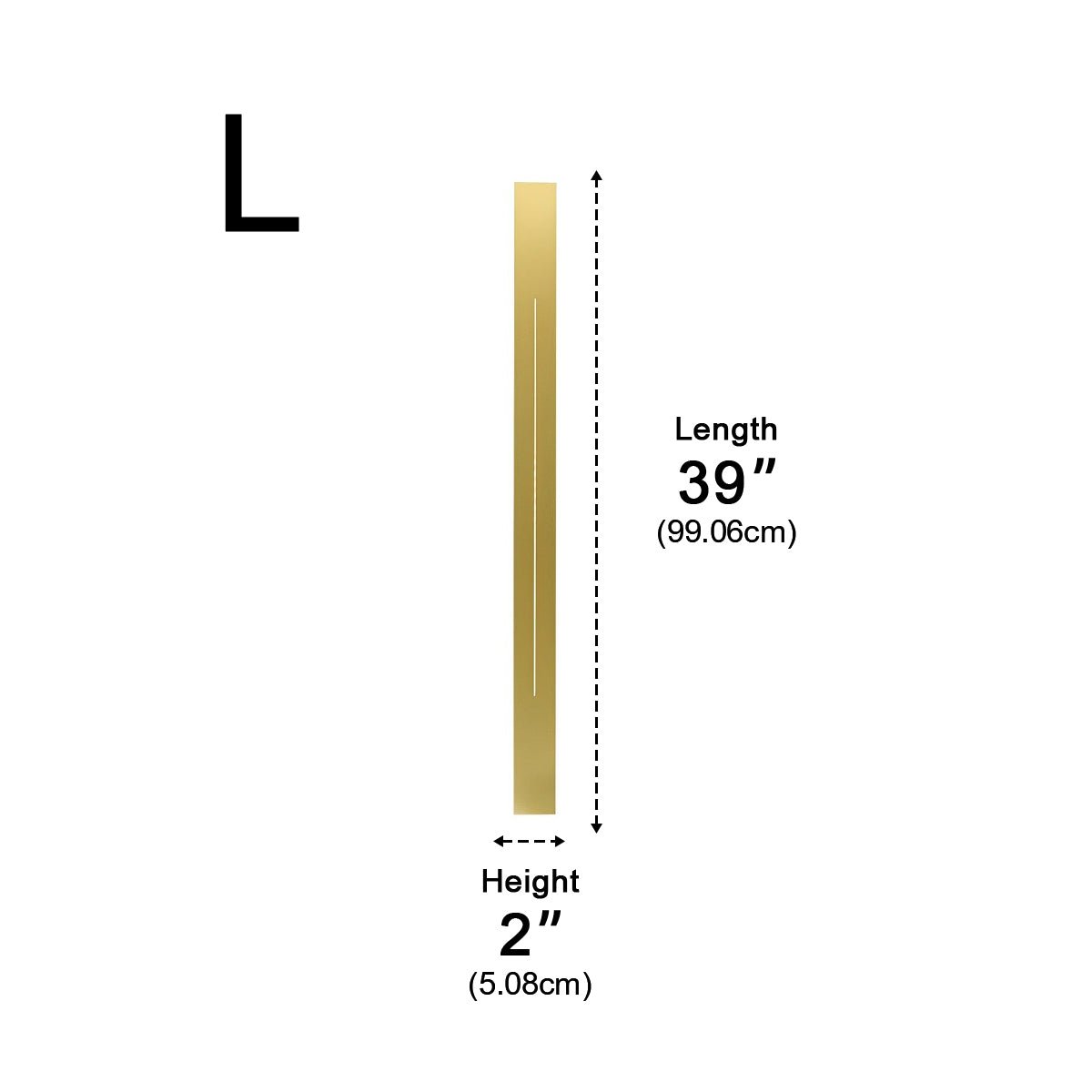 Long Strip Dimmable LED Modern Wall Lights Sconces Lighting - Flyachilles