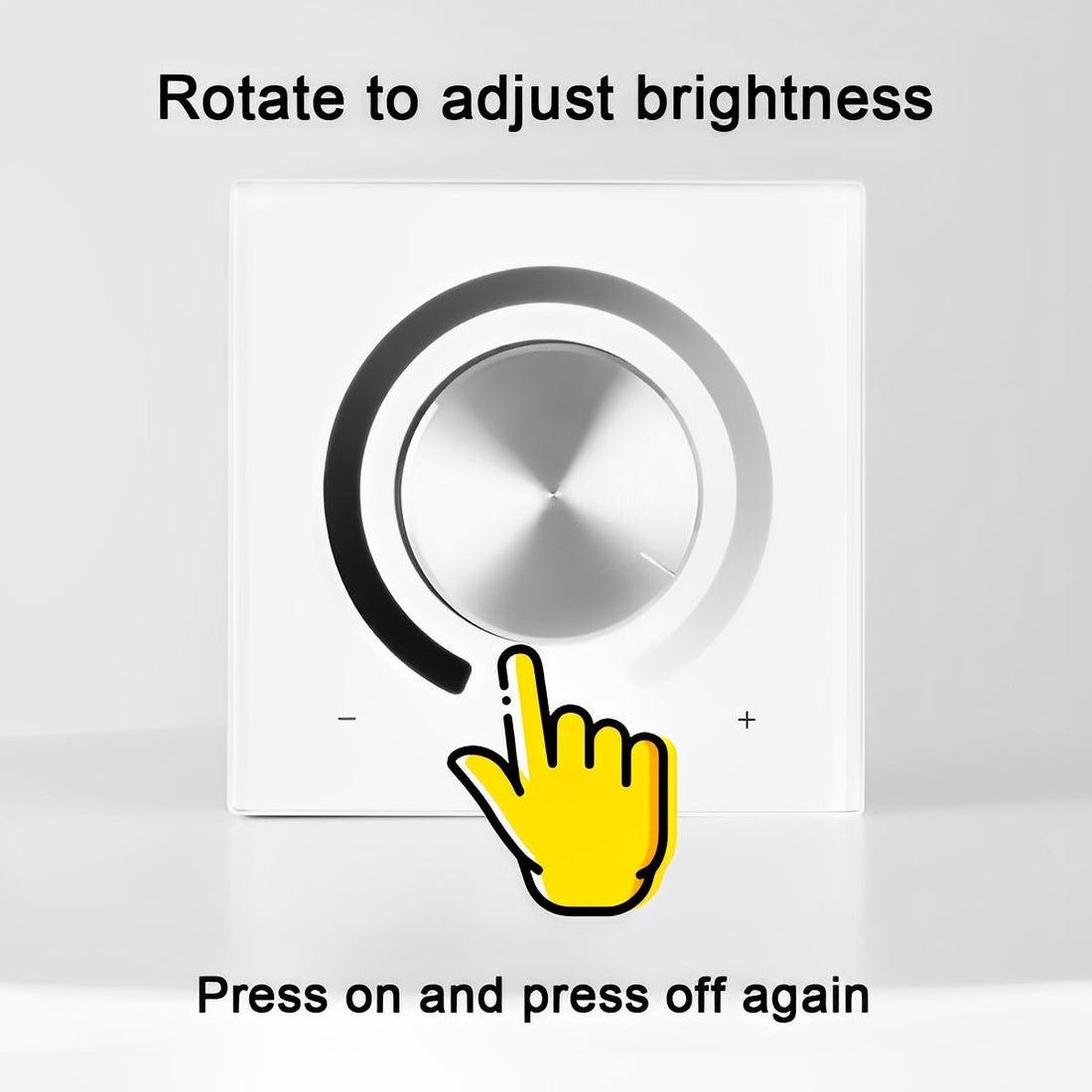 Low Voltage DC 12/24V Led Light Dimmer PWM Wall Switch Controller - Flyachilles