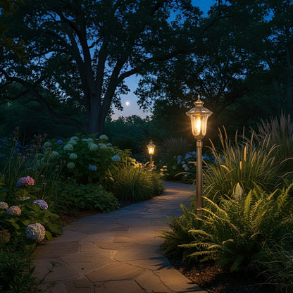 Luminous Guardian European Vintage Waterproof Aluminium LED Bronze Street Lights - Flyachilles