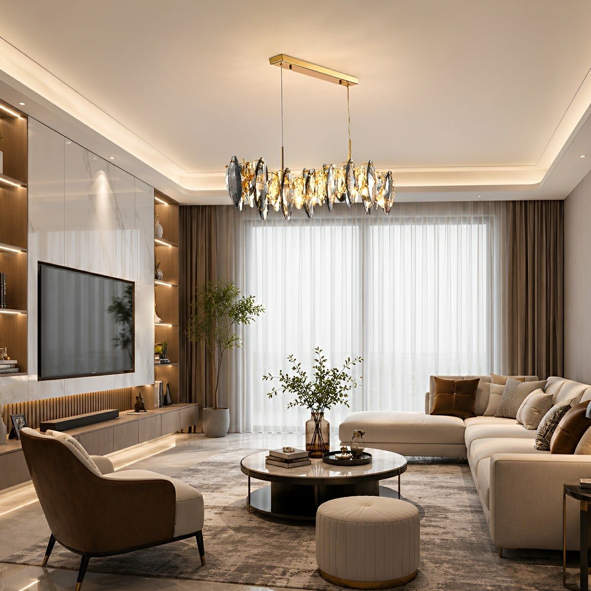 Luxury LED lighting Crystal Chandelier - Flyachilles
