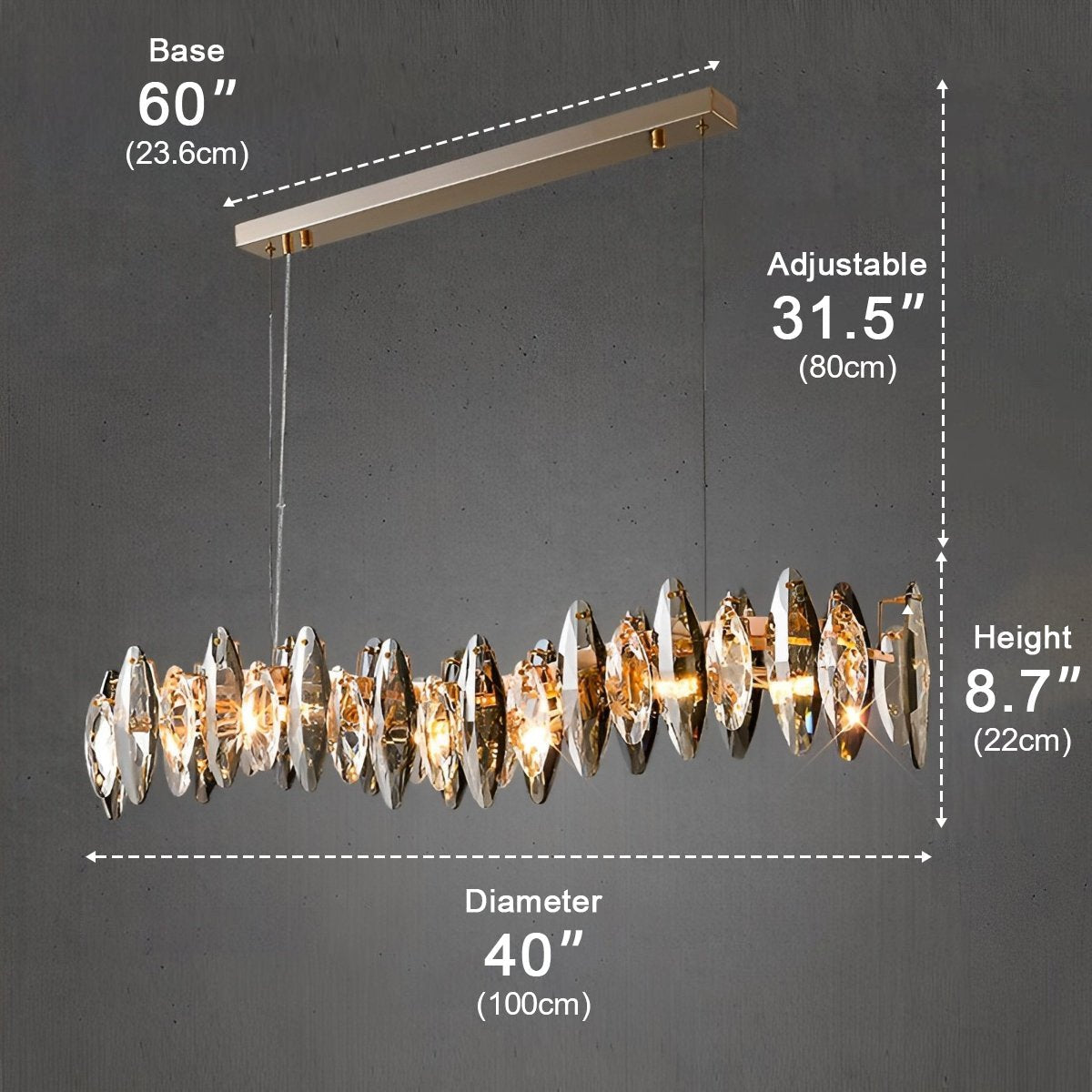 Luxury LED lighting Crystal Chandelier - Flyachilles