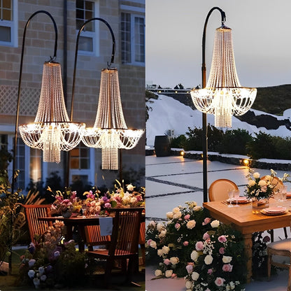 Luxury Waterproof Outdoor Wedding Crystal Chandeliers - Flyachilles