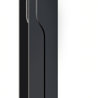 Mecha Modern Ash Black Rectangle LED Column Outdoor Post Lights - Flyachilles
