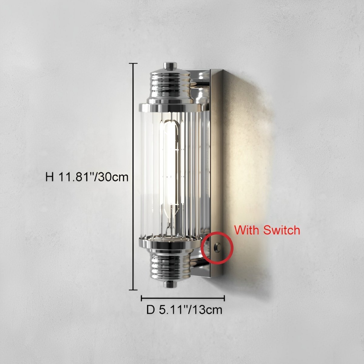 Minimalist LED Tube Indoor Wall Sconces Light - Flyachilles