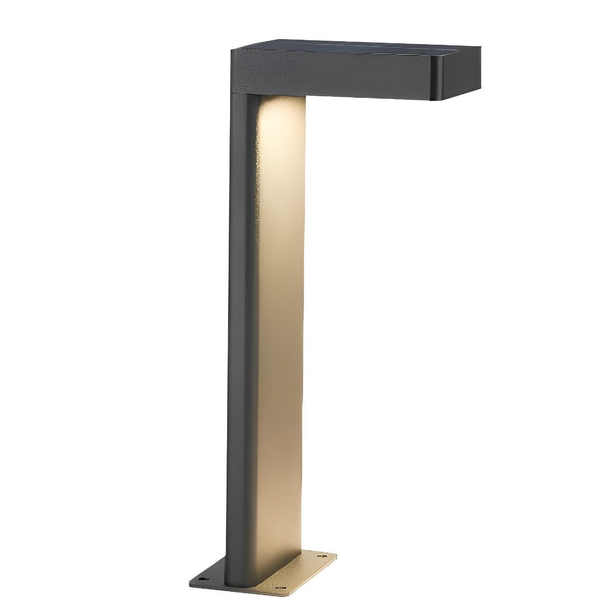 Minimalist Waterproof LED Black Modern Outdoor Solar Pathway Walky Lights - Flyachilles
