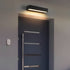 Minimalist Waterproof LED Black Modern Outdoor Wall Washer Light - Flyachilles