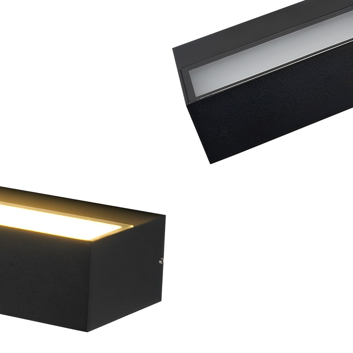 Minimalist Waterproof LED Black Modern Outdoor Wall Washer Light - Flyachilles