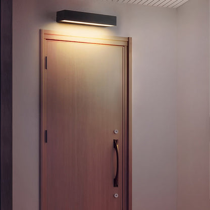 Minimalist Waterproof LED Black Modern Outdoor Wall Washer Light - Flyachilles