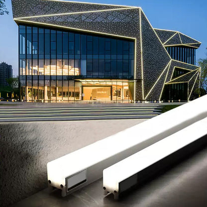 Minimalist Waterproof White Modern LED Linear Lights Recessed light - Flyachilles