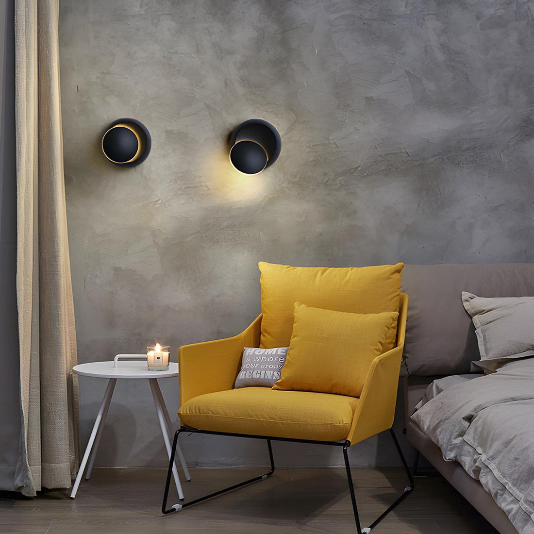 Modern Adjustable Moon Eclipse Creative LED Wall Sconce - Flyachilles