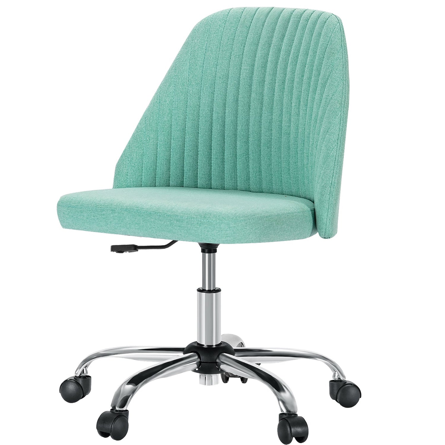 Modern Armless Office Chair with Wheels - Flyachilles