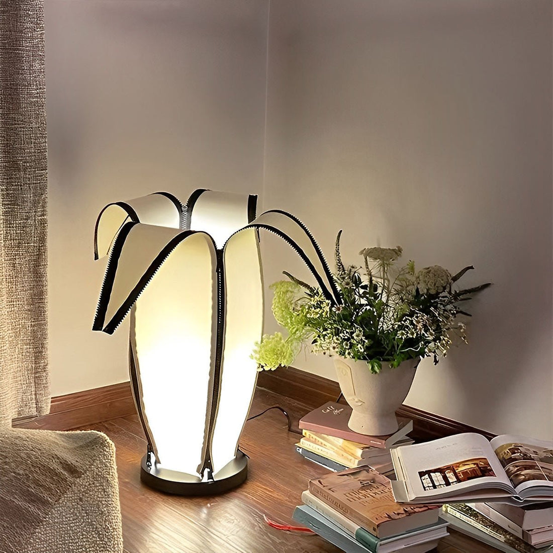 Modern Banana Design Plug In LED Floor Lamp Art Decor - Flyachilles