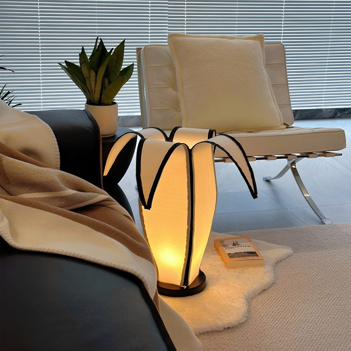 Modern Banana Design Plug In LED Floor Lamp Art Decor - Flyachilles
