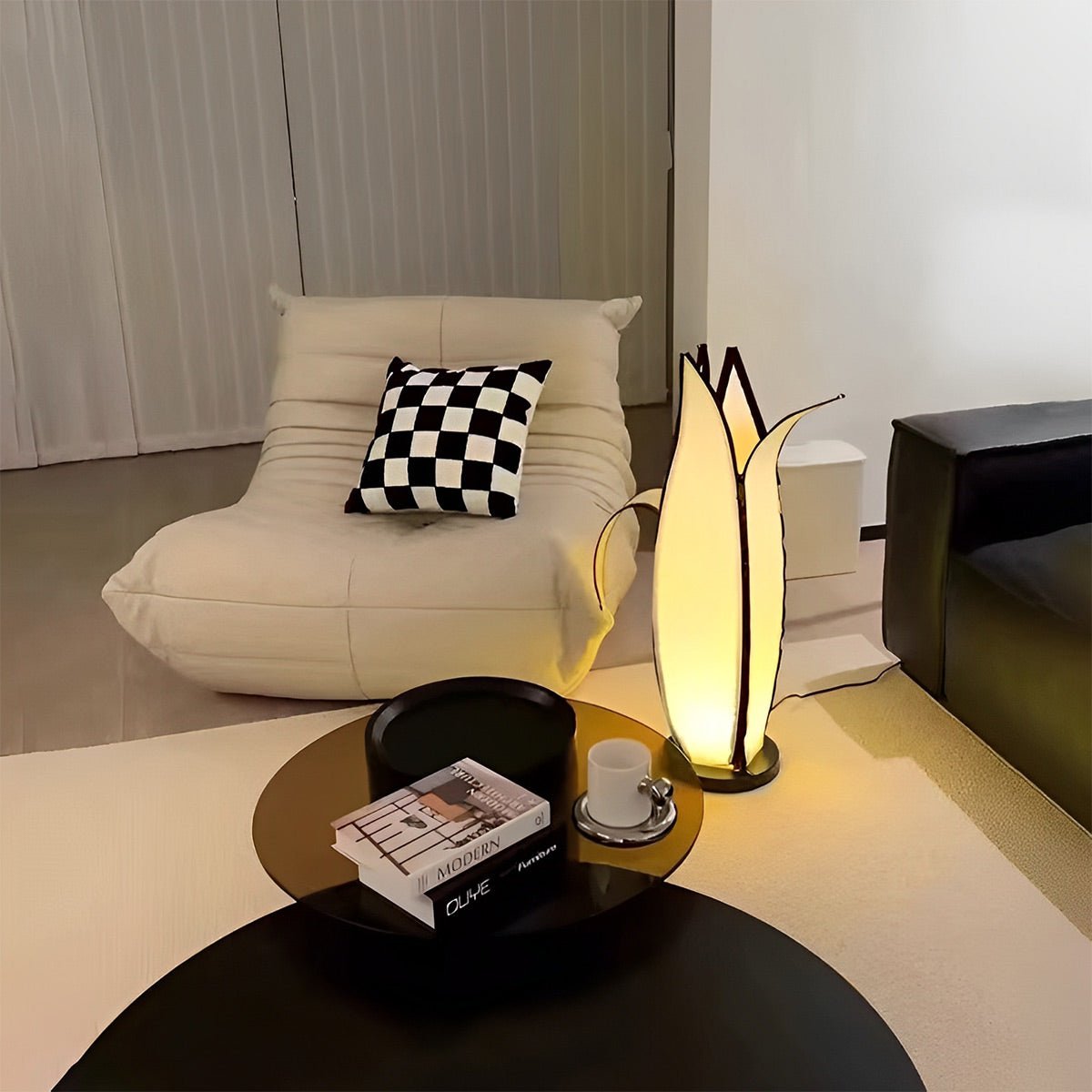Modern Banana Design Plug In LED Floor Lamp Art Decor - Flyachilles