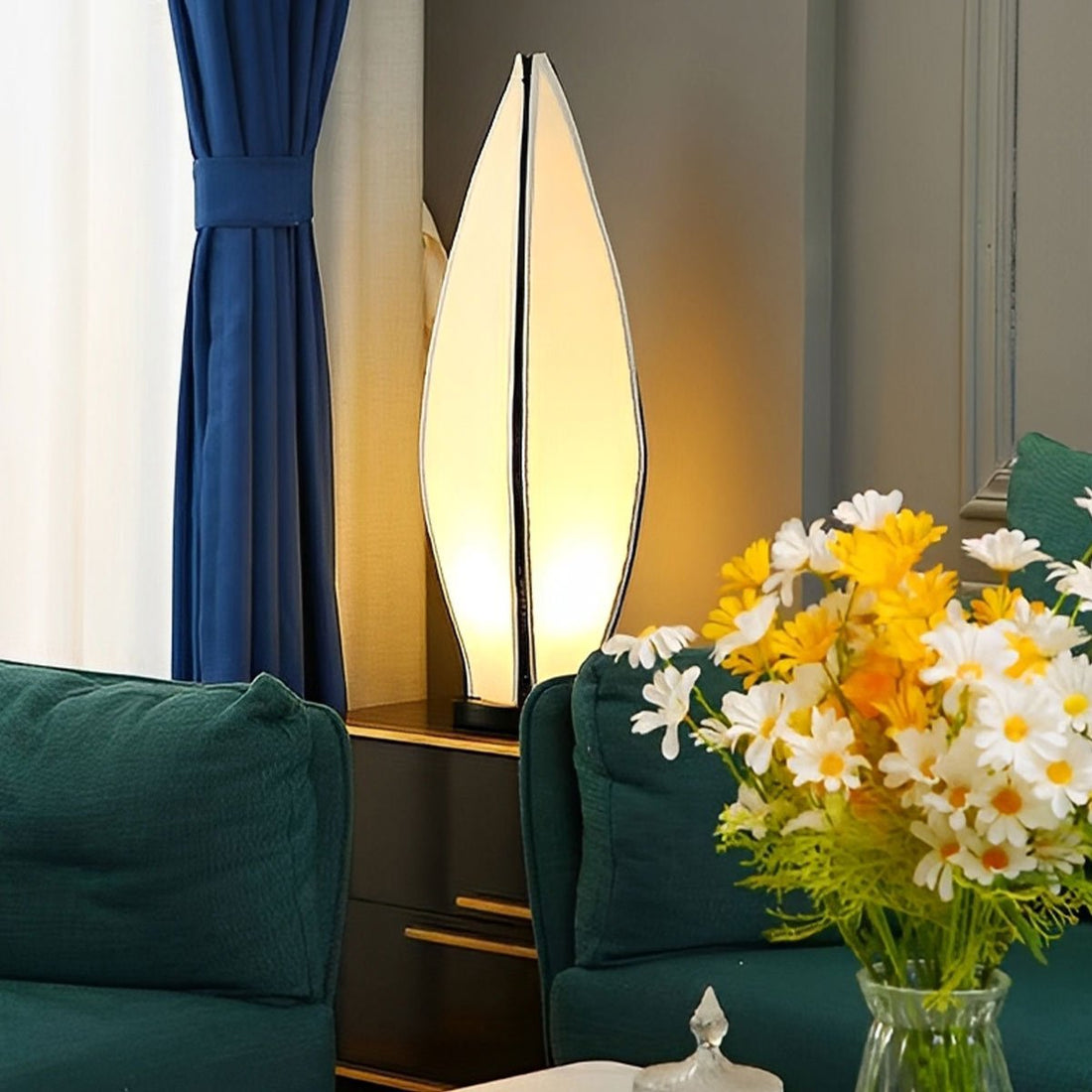 Modern Banana Design Plug In LED Floor Lamp Art Decor - Flyachilles
