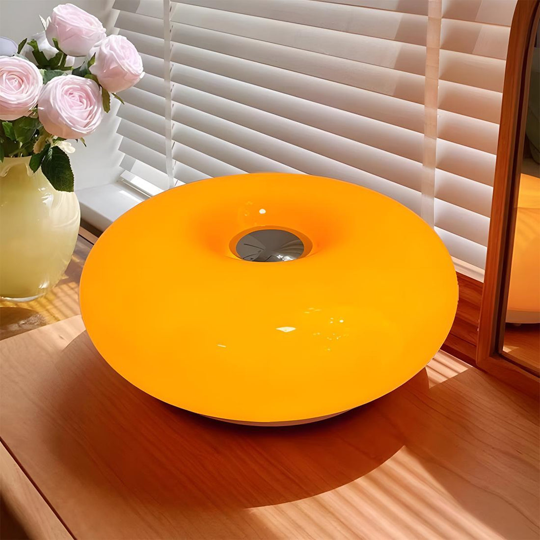 Modern Bauhaus Creative Donut LED Indoor Desk Lamp - Flyachilles