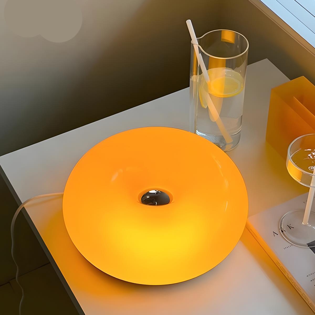 Modern Bauhaus Creative Donut LED Indoor Desk Lamp - Flyachilles