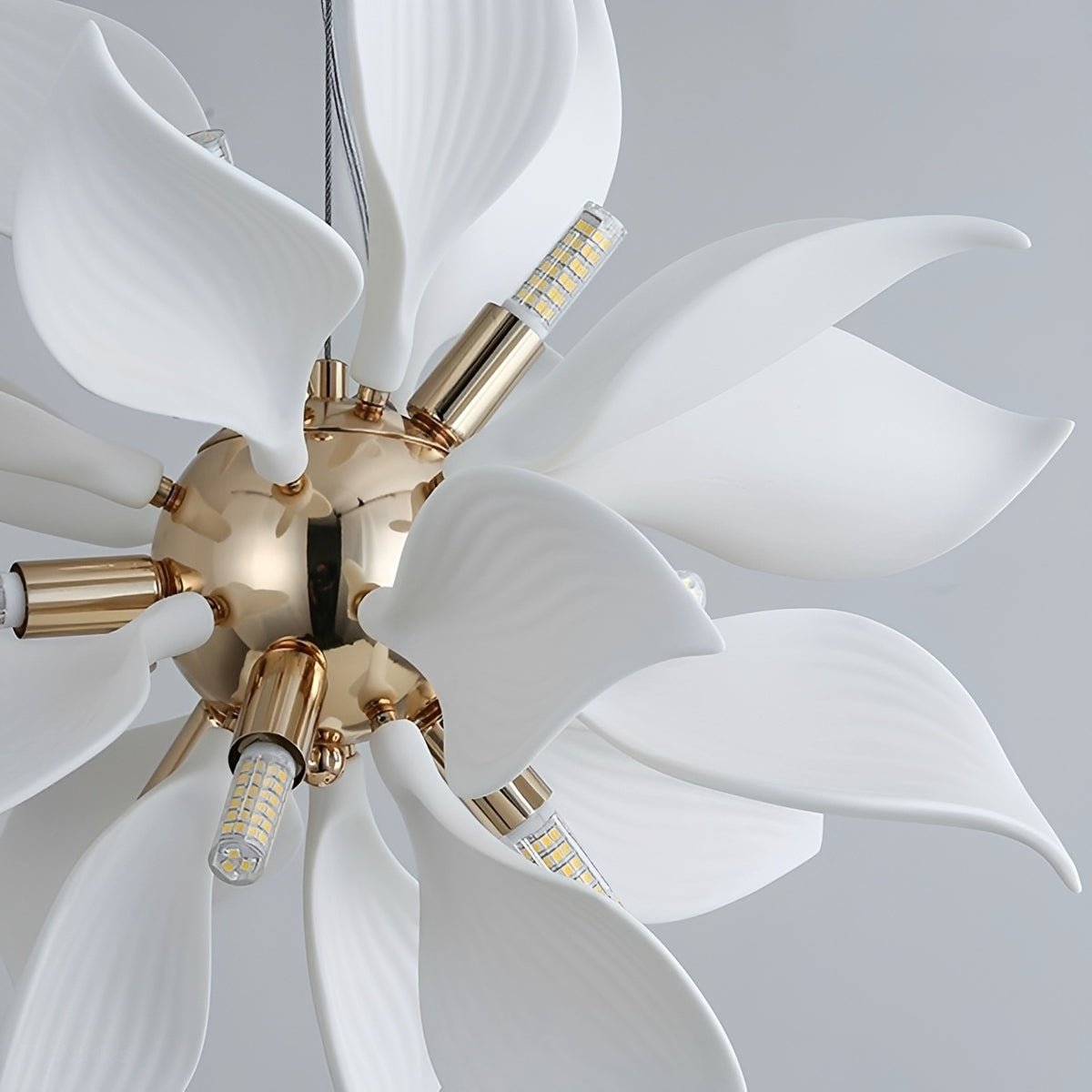 Modern Ceramics Flower Art Chandelier Light - Flyachilles