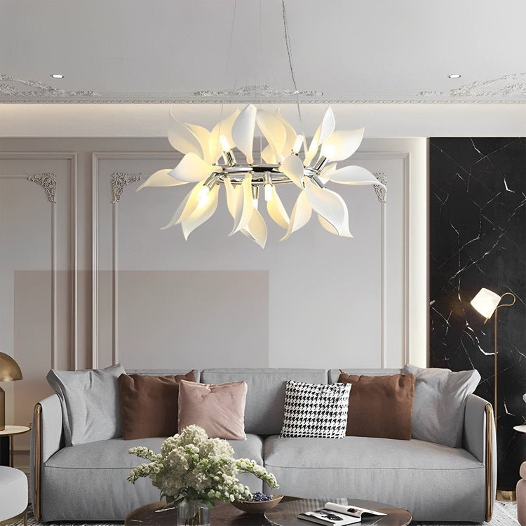 Modern Ceramics Flower Art Chandelier Light - Flyachilles