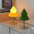 Modern Christmas Tree Glass LED Table Lamp Plug In - Flyachilles