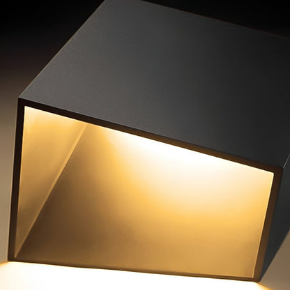 Modern Cube Garden LED Outdoor Post Light - Flyachilles