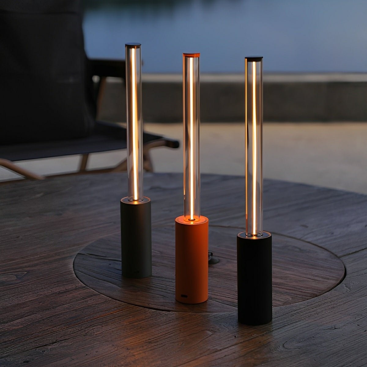Modern Cylinder Dimmable LED Table Lamp Ambient Light - Flyachilles