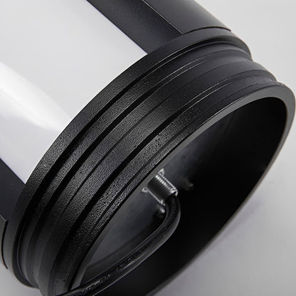 Modern Cylinder LED Black Outdoor Post Lights Pathway Light - Flyachilles