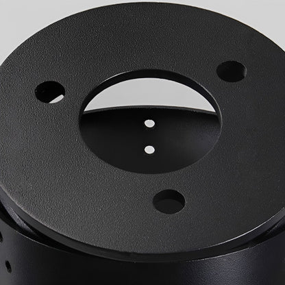 Modern Cylinder LED Black Outdoor Post Lights Pathway Light - Flyachilles