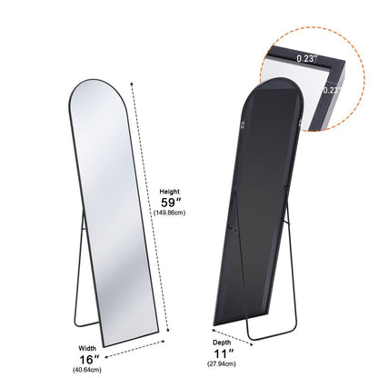 Modern Full Body Standing Floor Mirror Wall Mirror with Stand - Flyachilles