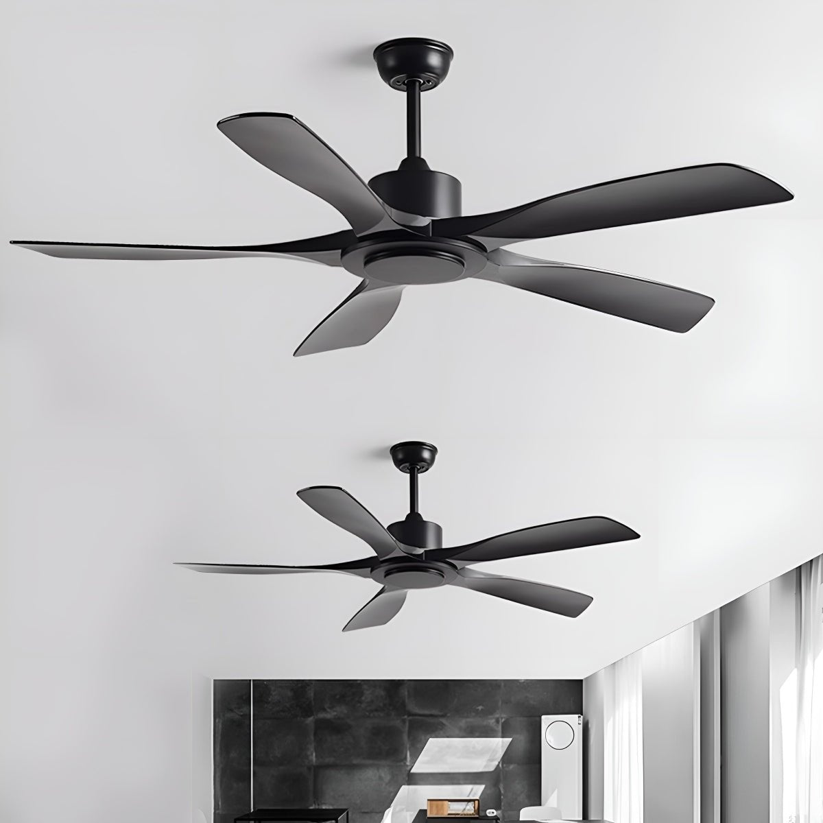 Modern Industrial 6 - speed Reverse Frequency Ceiling Fan - Flyachilles