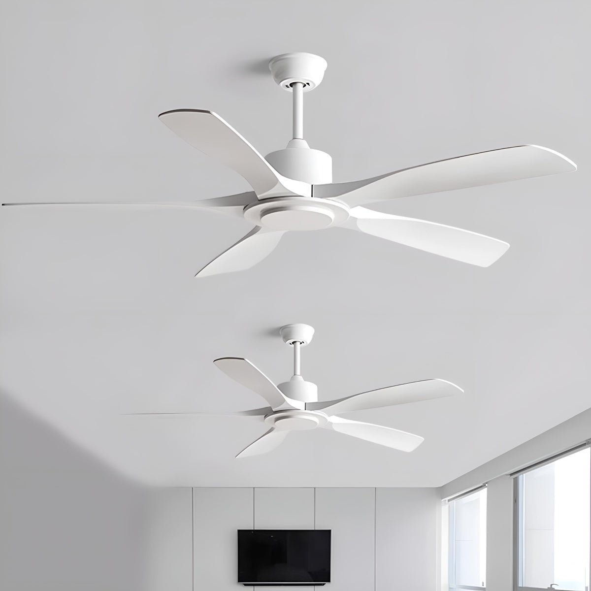 Modern Industrial 6 - speed Reverse Frequency Ceiling Fan - Flyachilles