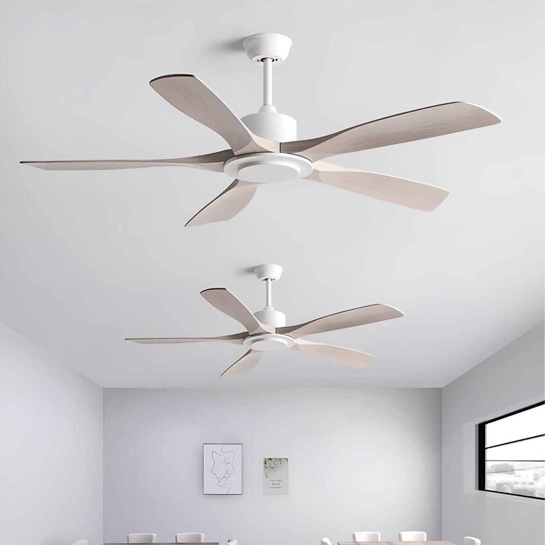 Modern Industrial 6 - speed Reverse Frequency Ceiling Fan - Flyachilles