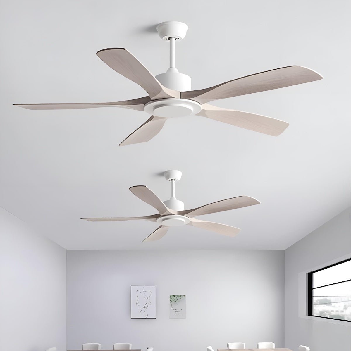 Modern Industrial 6 - speed Reverse Frequency Ceiling Fan - Flyachilles
