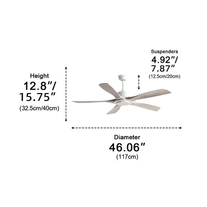 Modern Industrial 6 - speed Reverse Frequency Ceiling Fan - Flyachilles