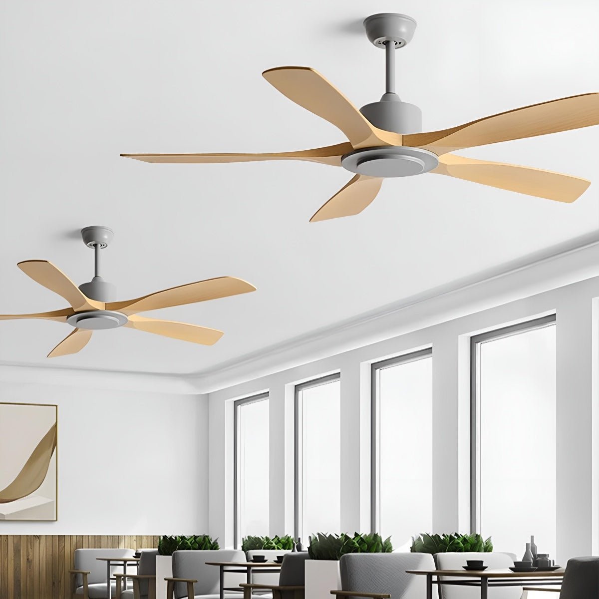 Modern Industrial 6 - speed Reverse Frequency Ceiling Fan - Flyachilles