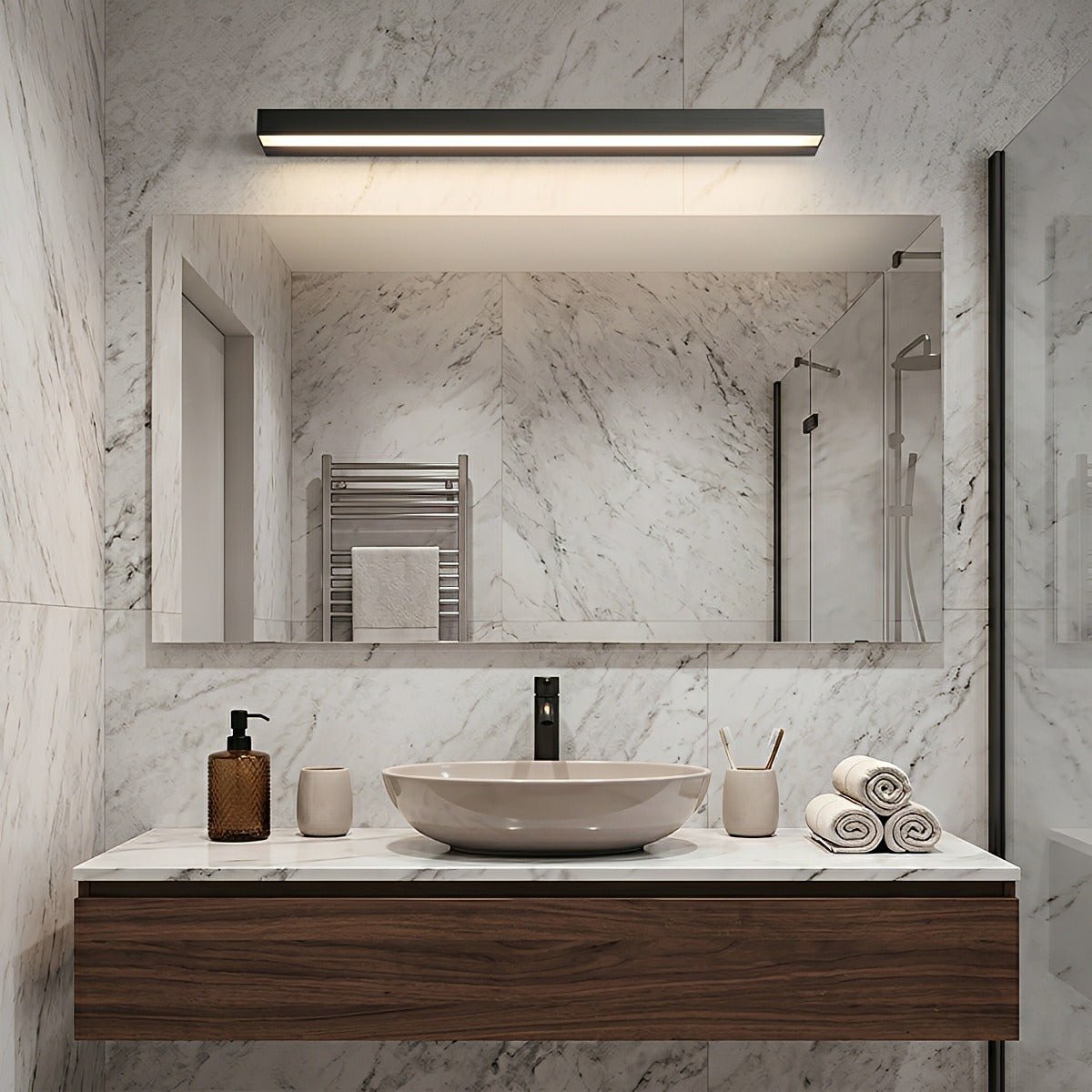 Modern LED Vanity Light Bar Minimalist Bathroom Mirror Wall Sconce - Flyachilles