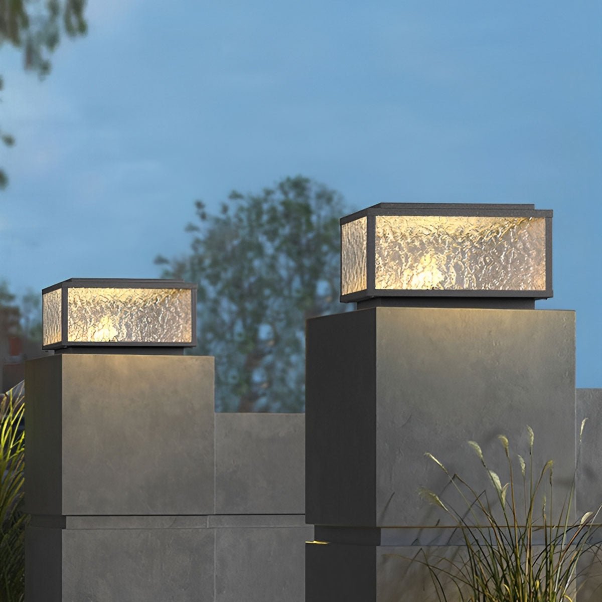 Modern LED Waterproof Outdoor Post Lights - Flyachilles