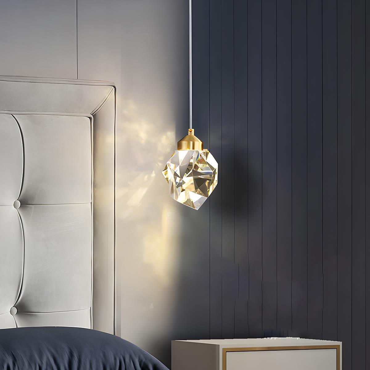Modern Luxury Dimmable Brass Crystal Pendant Lights - Flyachilles