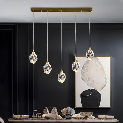 Modern Luxury Dimmable Brass Crystal Pendant Lights - Flyachilles