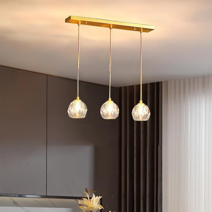 Modern Luxury Dimmable Brass Crystal Pendant Lights - Flyachilles