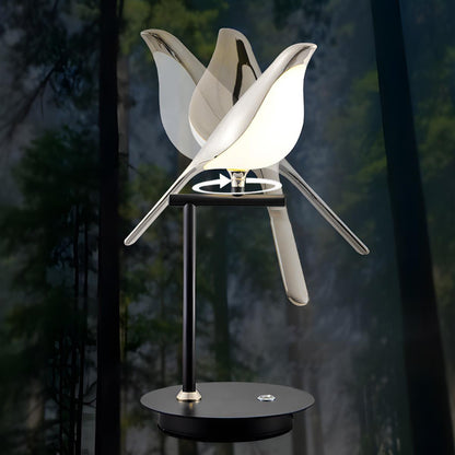 Modern Luxury Magpie Bird LED Indoor Desk Lamp - Flyachilles