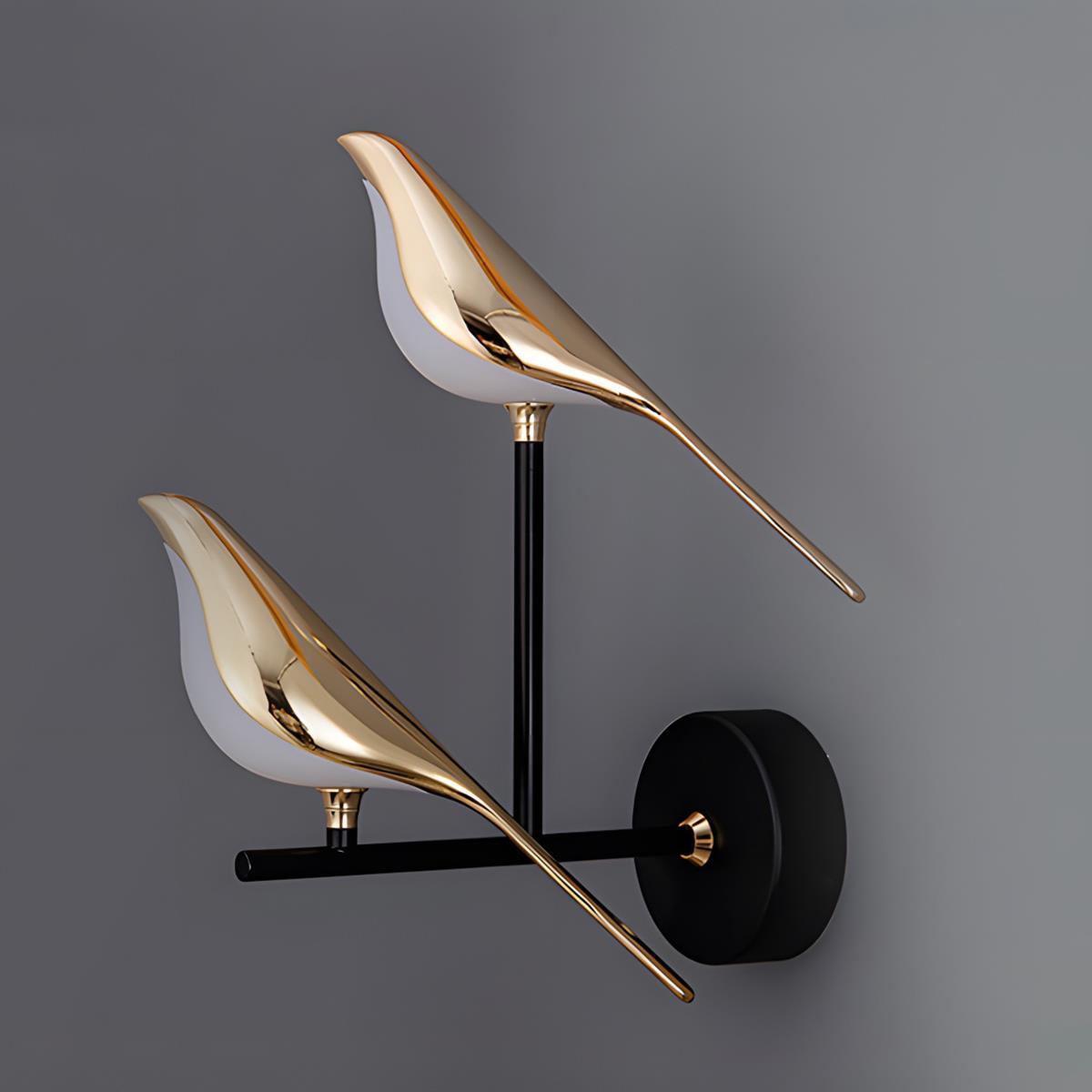 Modern Luxury Magpie Bird LED Indoor Wall Sconces - Flyachilles