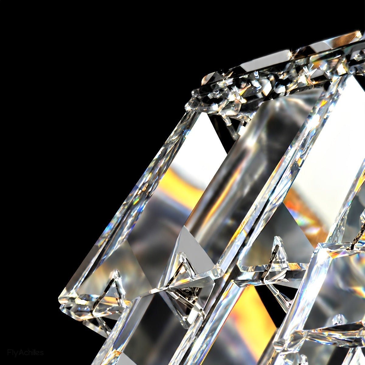 Modern Luxury Round Tiered Crystal LED Chandelier - Flyachilles