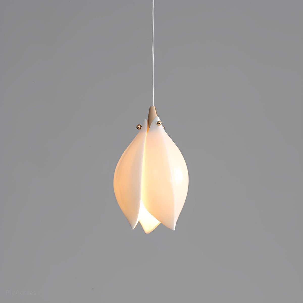 Modern Luxury Sculptural Ceramic Petal LED Chandelier - Flyachilles