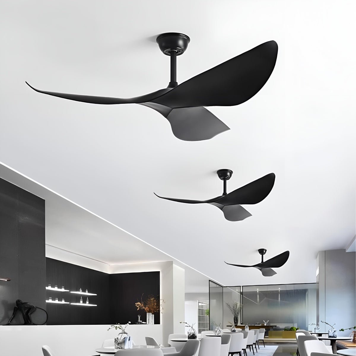 Modern Minimalist 6 - speed Reverse Frequency Ceiling Fan - Flyachilles