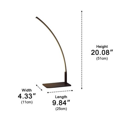 Modern Minimalist Arc LED Dimming Table Lamp - Flyachilles