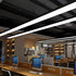 Modern Minimalist Black LED Recessed Office Hanging Light - Flyachilles